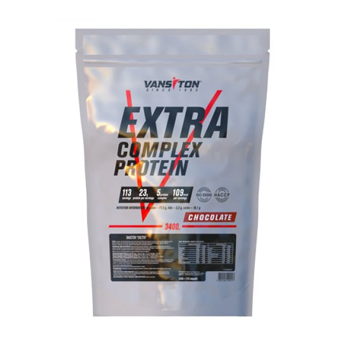 Протеїн Vansiton Extra Complex Protein Шоколад, в порошку, 3.4 кг
